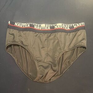 Nautica Dark Grey Microfiber Brief LARGE